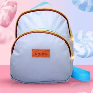 NEW KARIA Women's Mini Backpack Purse Light Blue Brand New and High Quality